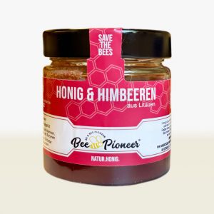 Naturhonig mit Himbeeren - Himbeer-Honig aus Litauen von BeePioneer
